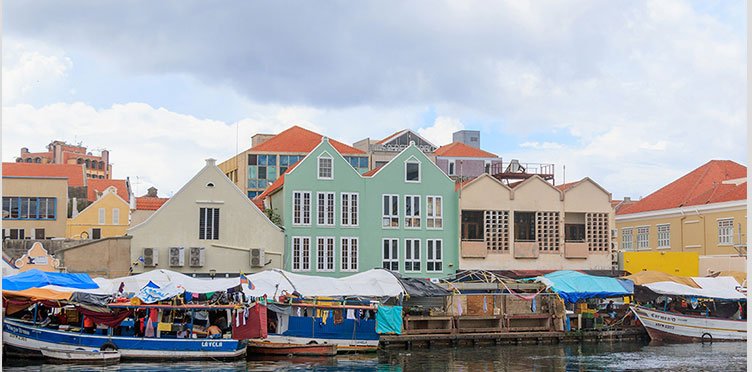Schwimmender Markt